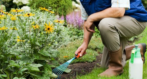 Recyclable garden materials prepared for transfer